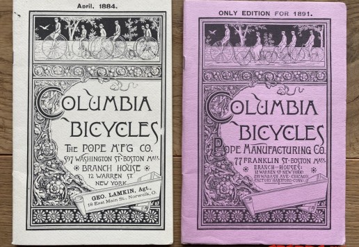 Columbia catalogs1884 a 1891