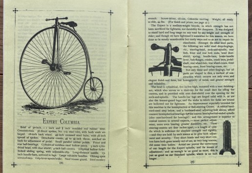 Columbia catalogs1884 a 1891