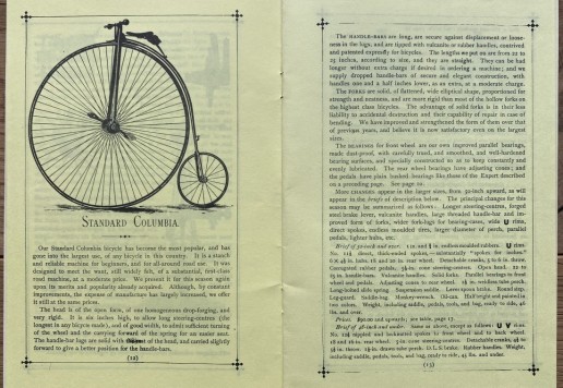 Columbia catalogs1884 a 1891