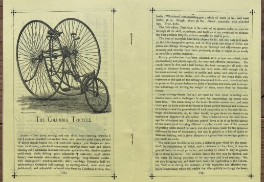 Columbia catalogs1884 a 1891