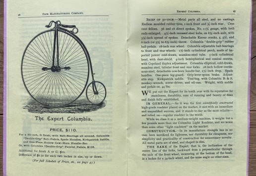 Columbia catalogs1884 a 1891
