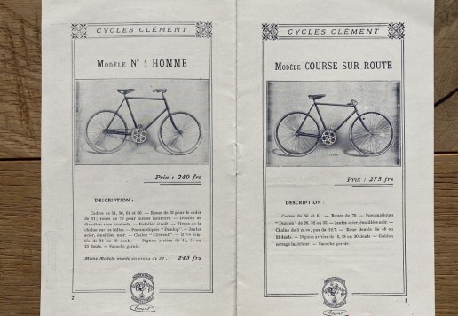 Clement Cycles 1909