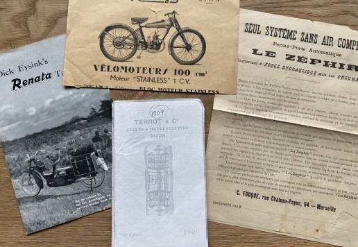 Terrot 1909, cycles and morcycles catalogs