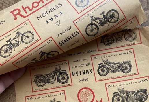 Terrot 1909, cycles and morcycles catalogs