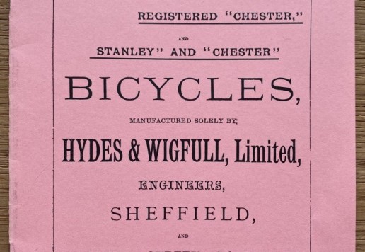 Starley & Sutton 1884, Hydes & Wigfull 1882