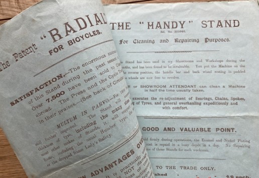 Starley & Sutton 1884, Hydes & Wigfull 1882