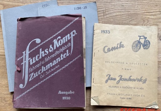 4 x katalog VELO - 1930 - 35