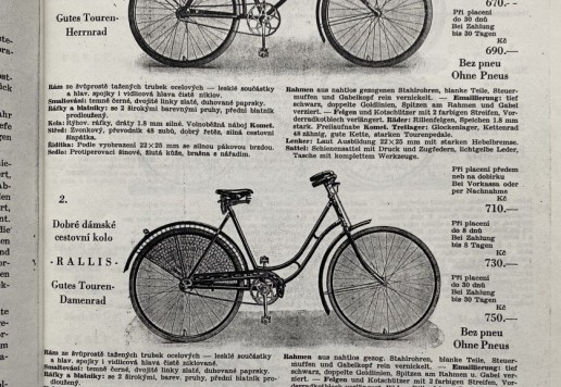 4 x katalog VELO - 1930 - 35