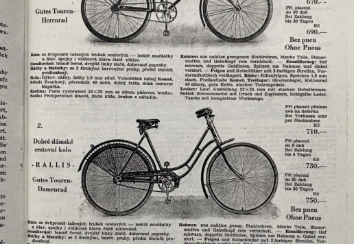 4 x katalogs VELO - 1930 - 35