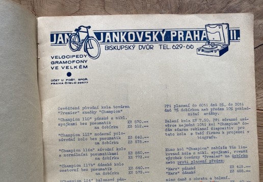 4 x katalogs VELO - 1930 - 35