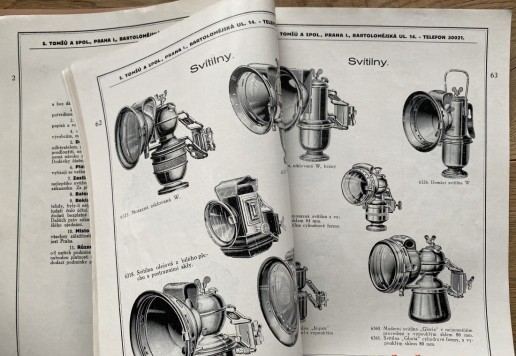 2 x katalog Velo: Tomšů  1928 - 30 a Wolf 1928-29