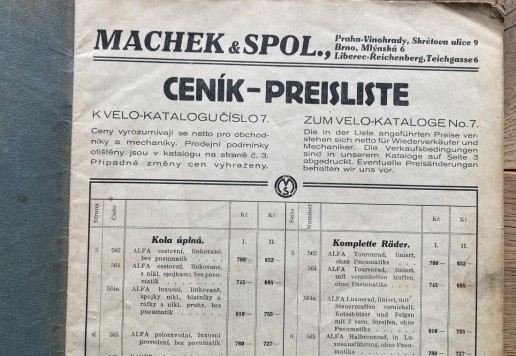 Machek a spol. 1928 and 1930, Křížek 1938