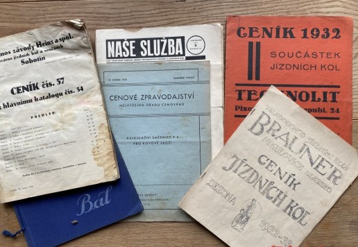 Katalogy 1920 - 40: Velamos, Assman, Brauner