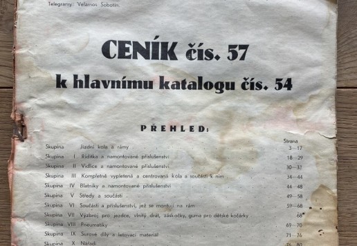 Katalogy 1920 - 40: Velamos, Assman, Brauner