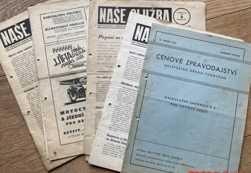 Katalogy 1920 - 40: Velamos, Assman, Brauner