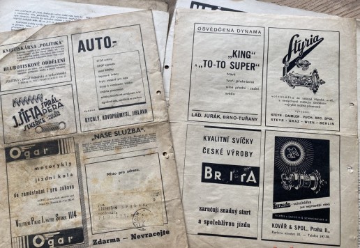 Katalogy 1920 - 40: Velamos, Assman, Brauner