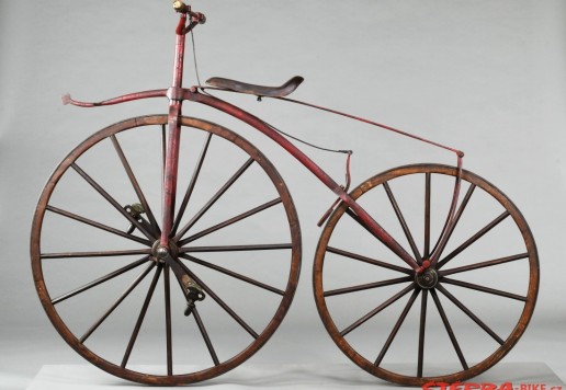 Velociped - original stav i barva, cca 1869/70