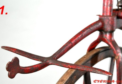 Velociped - original stav i barva, cca 1869/70