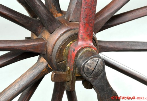 Velociped - original stav i barva, cca 1869/70