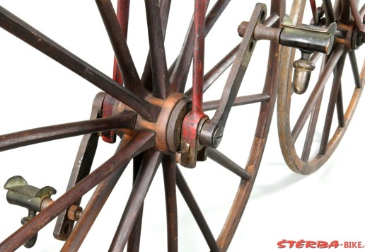 Velociped - original stav i barva, cca 1869/70
