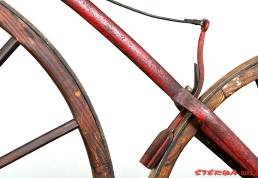 Velociped - original stav i barva, cca 1869/70