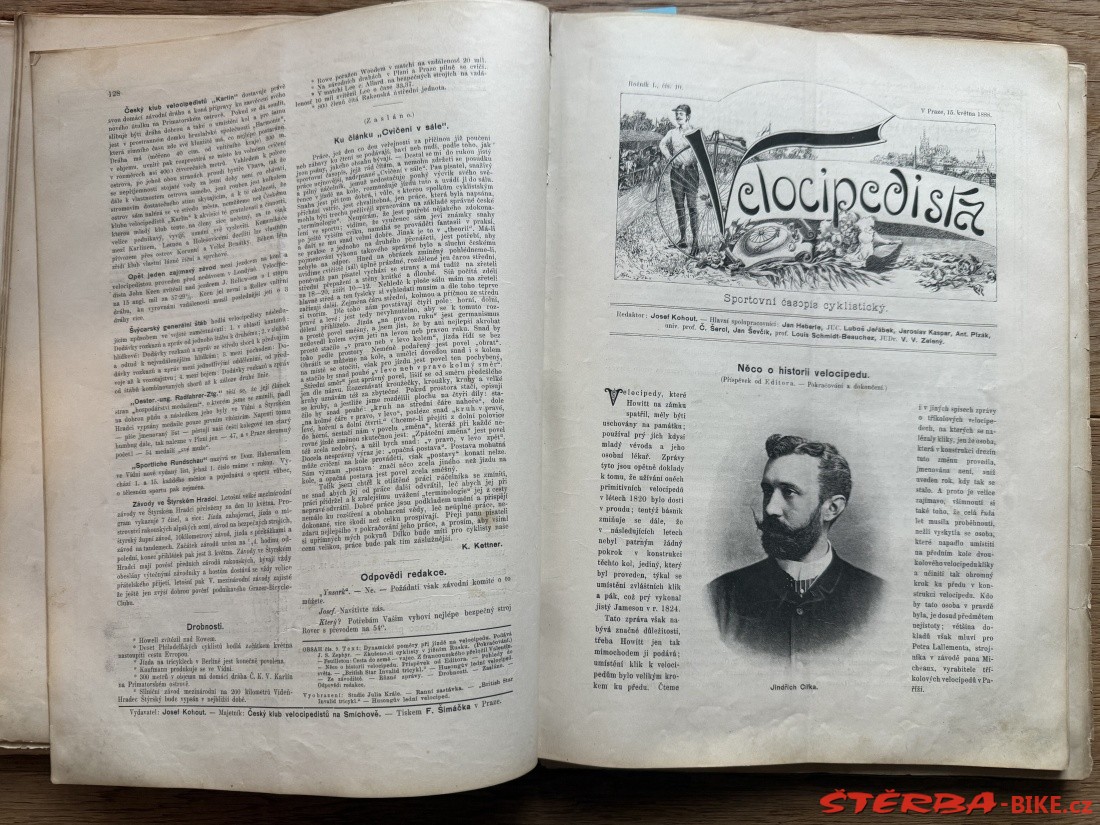 Josef Kohout VELOCIPEDISTA 1888