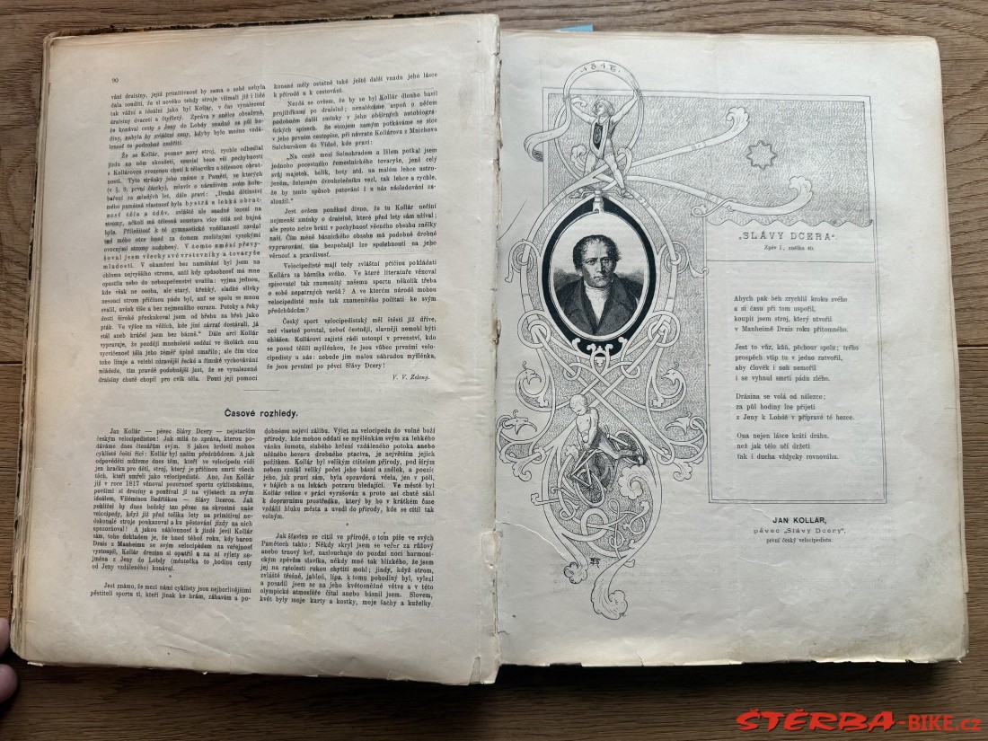 Josef Kohout VELOCIPEDISTA 1888