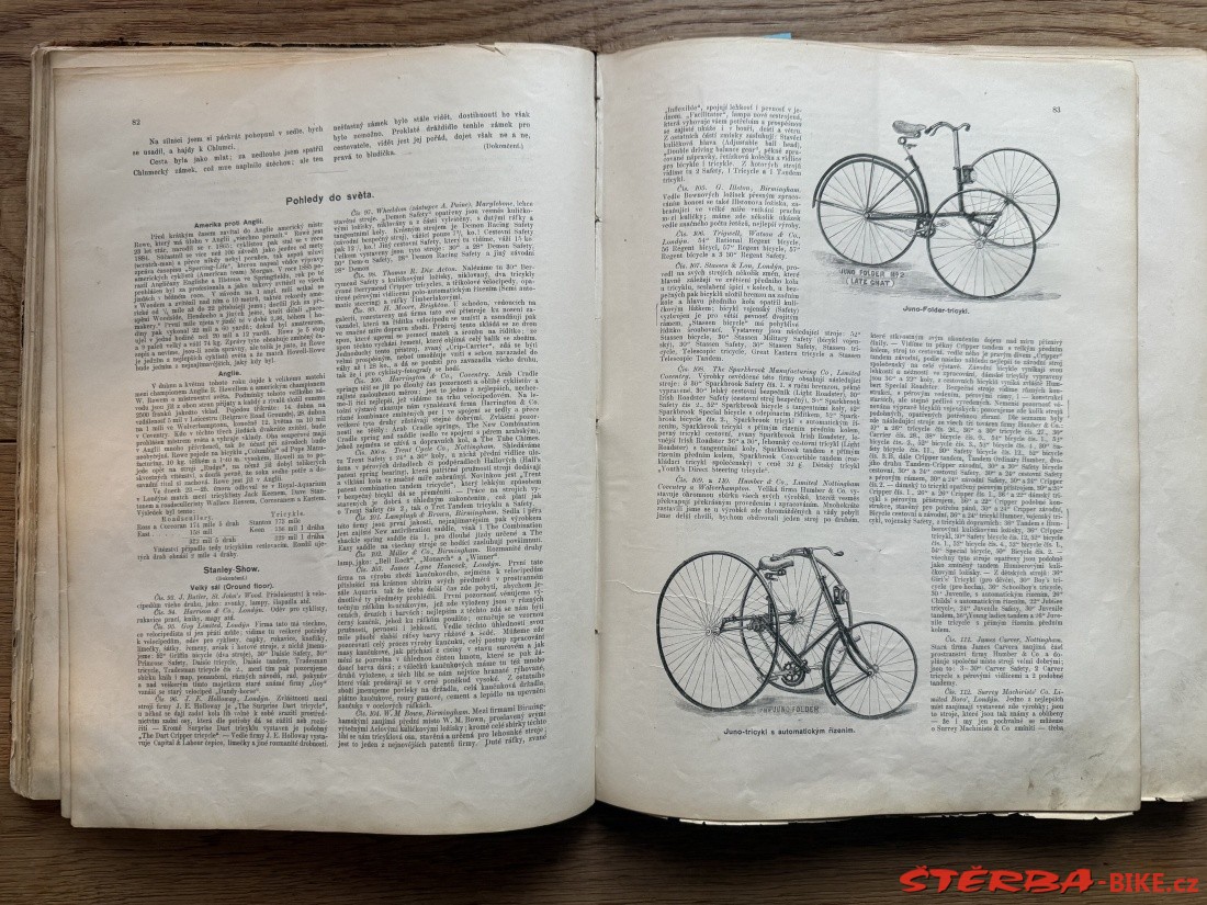 Josef Kohout VELOCIPEDISTA 1888