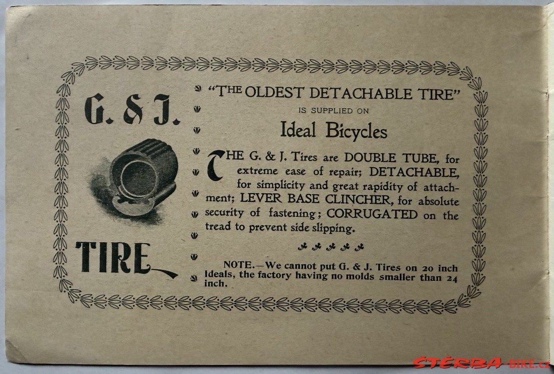 Shelby Cycle Mfg., model IDEAL,c.1900 – USA