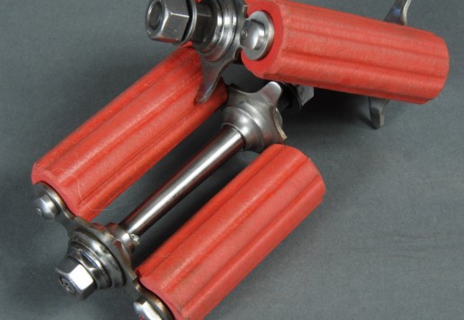 Replica of pedals for a high-wheel bicycle  