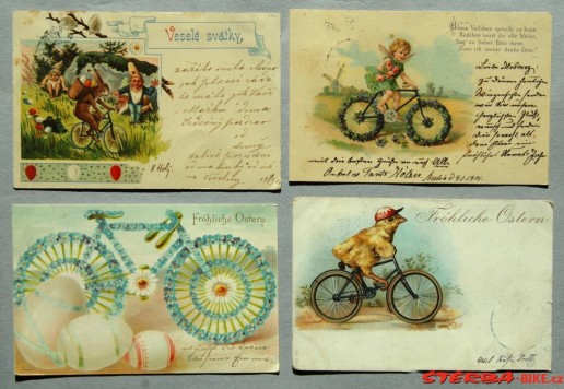 4 Easter postcards