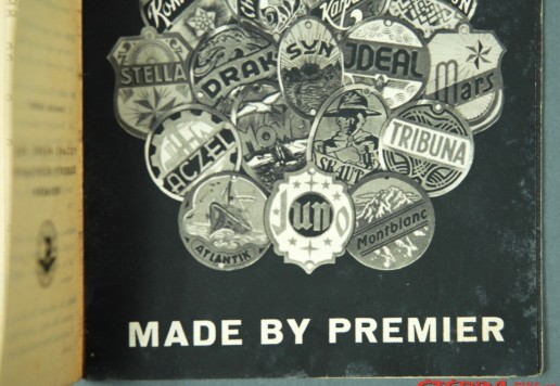Catalogue "Premier" - 1938