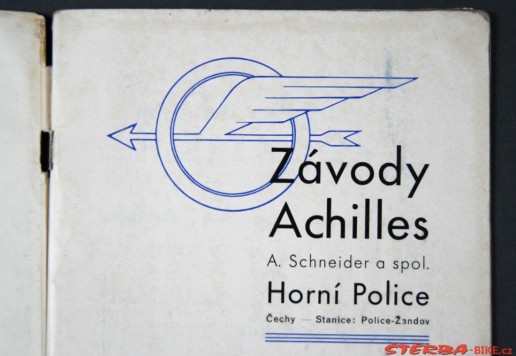 Katalog "Achiles" 1935/38