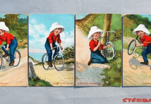 Set of 4 postcard  