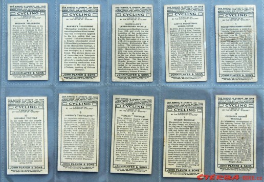 Soubor  přelepek "John Player & Sons"  