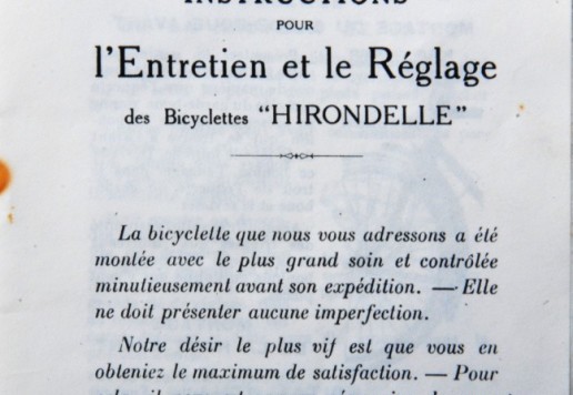 "Luxury“ Hirondelle retro-directe – France 1920 circa