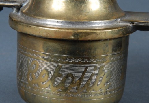 H. Miller & Co. 'Cetolite' acetylenová lampa