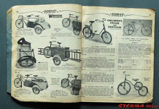 Hobdays - Velo katalog 1930