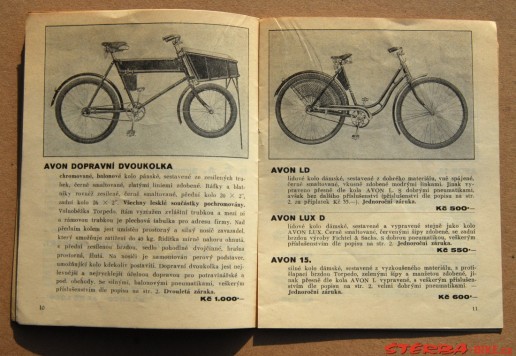 2x Velo catalogue Vondřich 1938