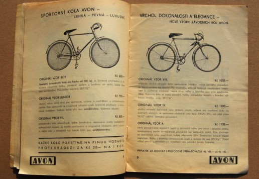 2x Velo catalogue Vondřich 1938