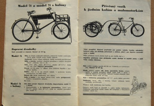 Katalog "ES-KA Speciální kola" - 1936