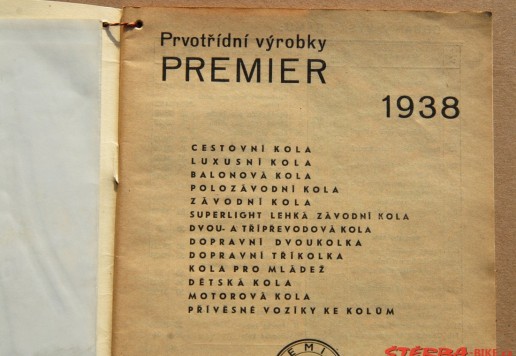 Katalog "Premier" - 1938