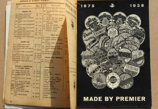 Katalog "Premier" - 1938