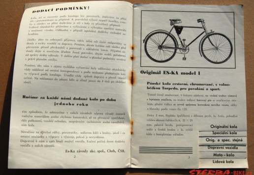 Katalog "Original ES-KA" - cca 1938