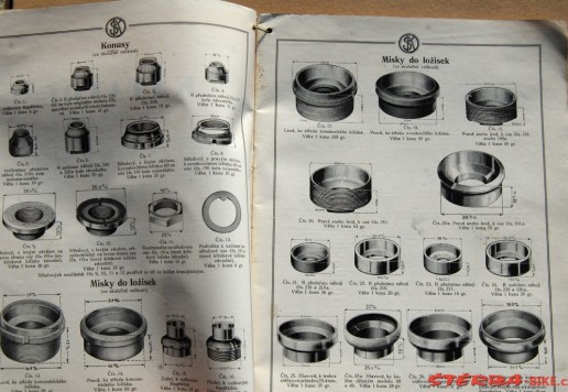 Catalogue "Velo součástky ES-KA" - circa 1938