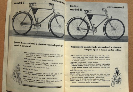Catalogue "ES-KA-ZÁVODY" - circa 1938