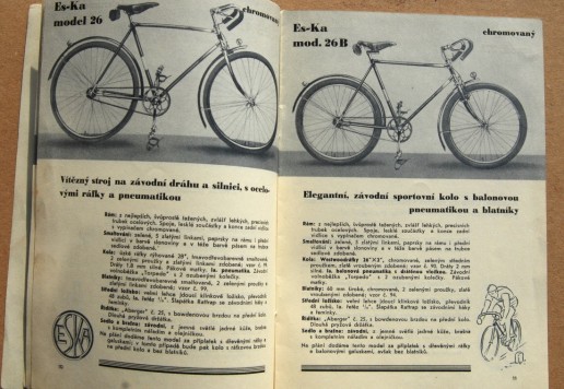 Catalogue "ES-KA-ZÁVODY" - circa 1938
