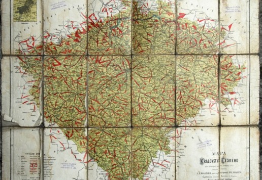 Mapa pro velocipedisty Praha a okolí