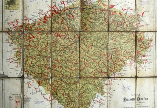 Mapa pro velocipedisty Praha a okolí