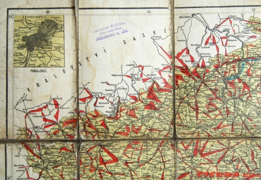 Mapa pro velocipedisty Praha a okolí
